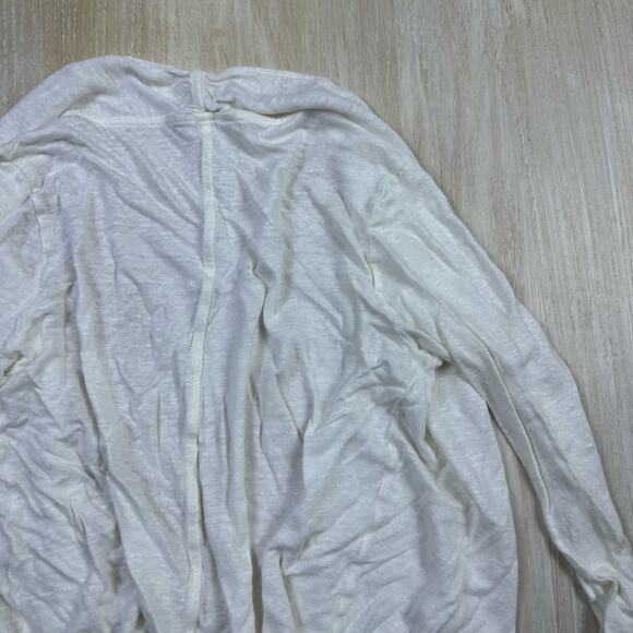 Sundance White Open Front Lightweight Casual Layering Versatile Knit Cardigan XS - Picture 8 of 12